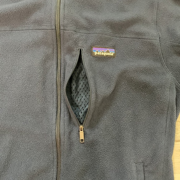 Patagonia Navy Nena Full Zip Fleece Jacket Sz Small - Picture 5 of 17